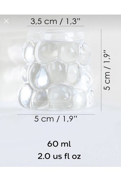 MegaShop Espresso Coffee - Coffee Side Glass Set of 6 60ml