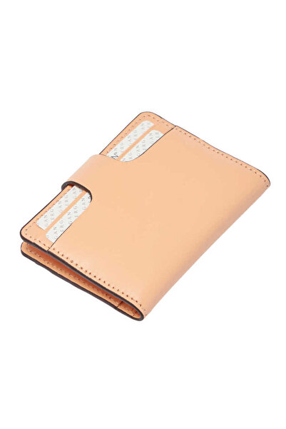 Tergan Powder Genuine Leather Unisex Credit Card Holder - S1Kk00001653-T3K