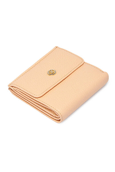 Tergan Nude Hakiki Deri Kadın Cüzdan - S1CB00005627-T6A