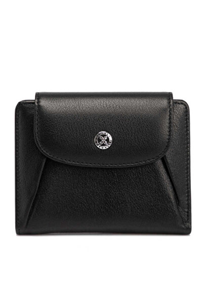 Tergan Black Genuine Leather Women's Wallet - S1Cb00005714-A85