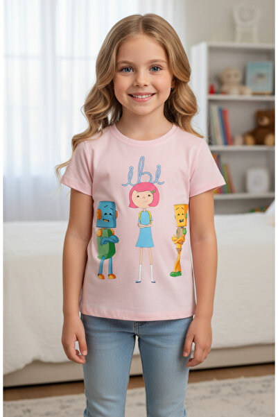 vitmo Tricou cu mânecă scurtă pentru fete, cu licență TRT Kids, bumbac 100% % u