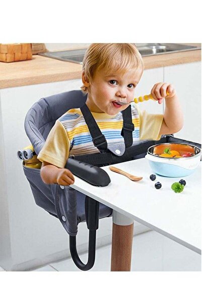 Arabest كرسي طعام للأطفال قابل للطي للسفر، محمول ومتعدد الوظائف