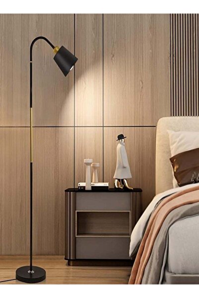 Arabest Modern Arc Floor Lamp, 12W Warm Light, Adjustable Arm for Reading