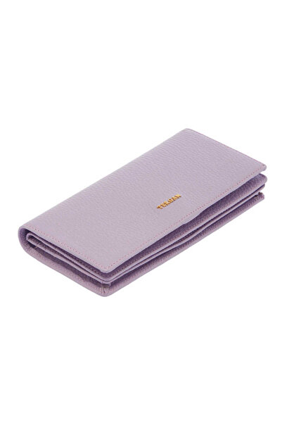 Tergan Lila Hakiki Deri Kadın Cüzdan - S1CB00005685-P5M