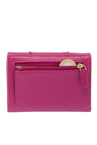 Tergan Fuchsia Genuine Leather Women's Wallet - S1Cb00005815-M9F