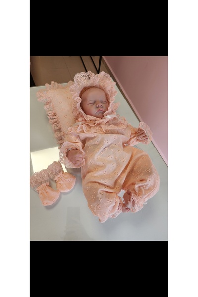 Tozpembebaby طقم رومبير ووسادة للأطفال مصنوع من القطن