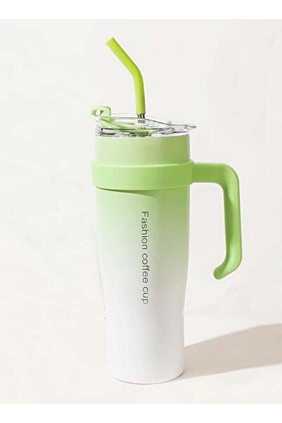 Bukela كوب معزول من الفولاذ المقاوم للصدأ بسعة 1250 مل مع ماصة للصالة الرياضية