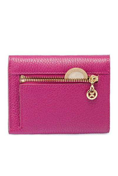 Tergan Fuchsia Genuine Leather Women's Wallet - S1Cb00005809-C42