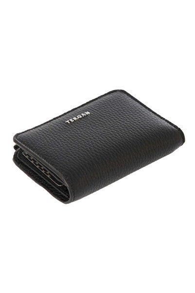 Tergan Black Genuine Leather Women's Wallet - S1Cb00005812-A41