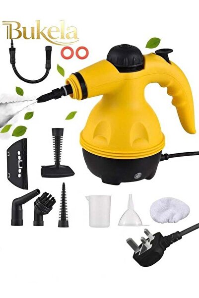 Bukela منظف بخاري محمول، ضغط عالي، مع 10 ملحقات