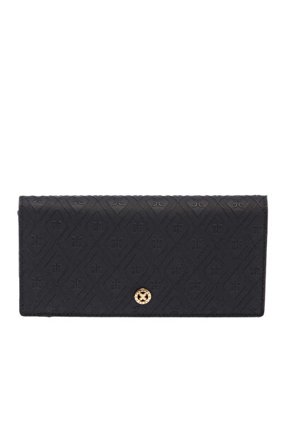Tergan Black Print Women's Wallet - S1Cb00055817-P1Q