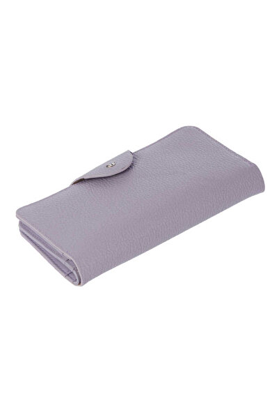 Tergan Lila Hakiki Deri Kadın Cüzdan - S1CB00005767-S0Z