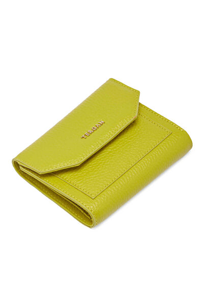 Tergan Green Genuine Leather Women's Wallet - S1Cb00005809-T7A