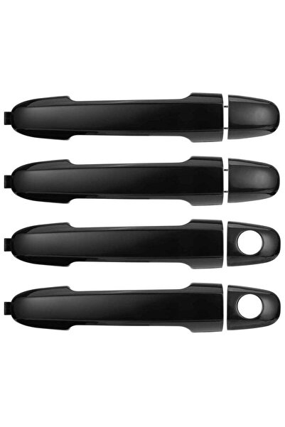 Bukela 4 Exterior Door Handles for Hyundai Sonata 2006-2010, Black