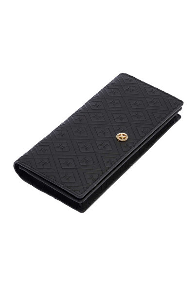 Tergan Black Print Women's Wallet - S1Cb00055817-P1Q