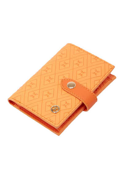 Tergan Turuncu Print Kadın Cüzdan - S1CB00055820-V3F