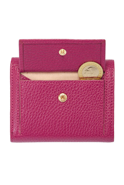 Tergan Fuchsia Genuine Leather Women's Wallet - S1Cb00005633-C42