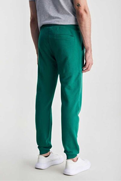 UCLA Ανδρικό παντελόνι Luskın Green Shrink Cut με τύπωμα Standard Fit