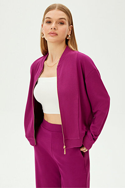 Allyco Gold Fermuarlı Pamuklu Regular Sweatshirt