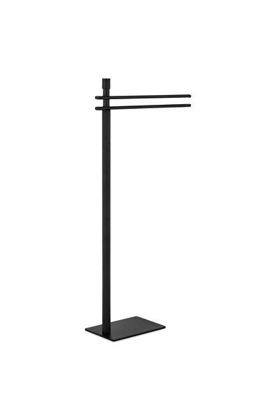 Maison Mex Suport prosop stativ, PIANTANA, L.30 l.14 H.68 cm, negru mat