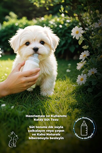 Kahu Naturals Spiritually Connected Puppy Care Milk Replacer, Anne Sütü Destekli Yavru ve Hamile Köpek Süt Tozu, 200 GR