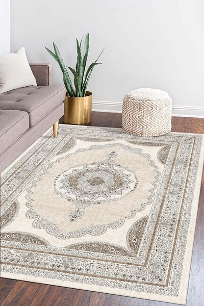 liva home collection LİVA HC 3046 SÜNGERLİ KAYMAZ HALI ÖRTÜSÜ