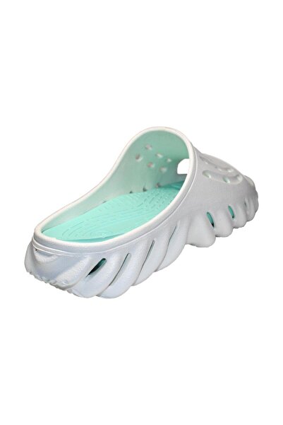 Jose Amorales Women's slippers/flip-flops, EVA foam, white and turquoise, size 39,