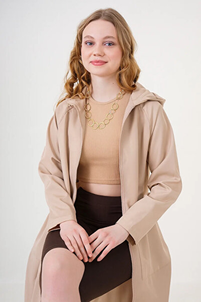 comstar Жіночий тренч з капюшоном, що відштовхує воду