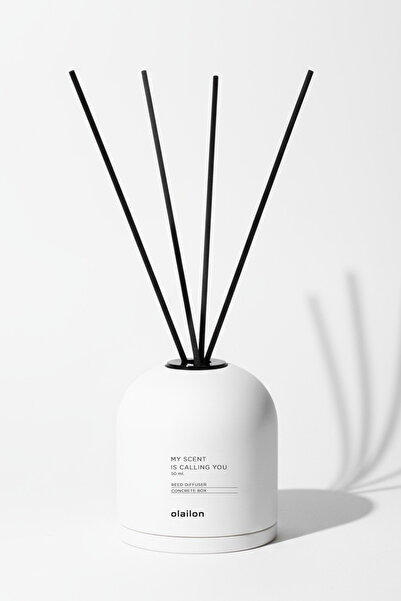 olailon Concarte Odunsu Kokulu Dekoratif Oda Kokusu 50 ml. Beyaz Renk