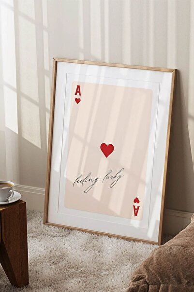 Taranist Kağıt Poster Kupa As Feeling Lucky