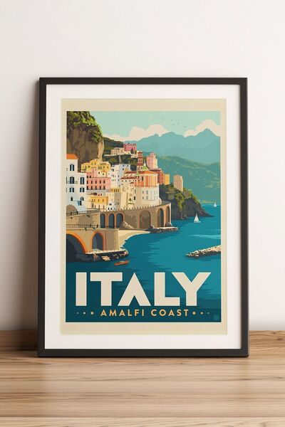 Taranist Kağıt Poster Italy Retro - Just Simulation - Kuşe (30X42 CM)