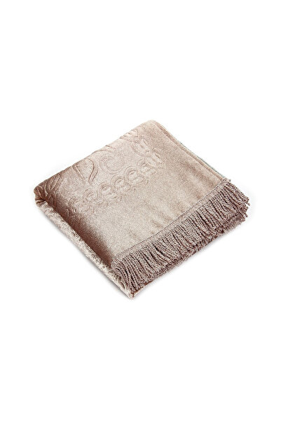 İhvan Pink Thick Velvet - Sponge and Lined Dowry Gift Prayer Mat