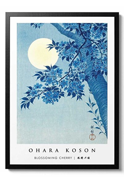 Taranist Kağıt Poster Ohara Koson Sanatsal Kuşe Duvar Dekorasyonu 33x48 Cm