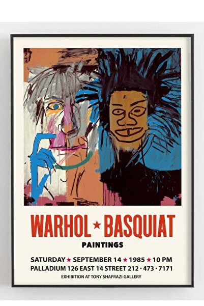 Taranist Kağıt Poster - Jean Michel Andy Warhol