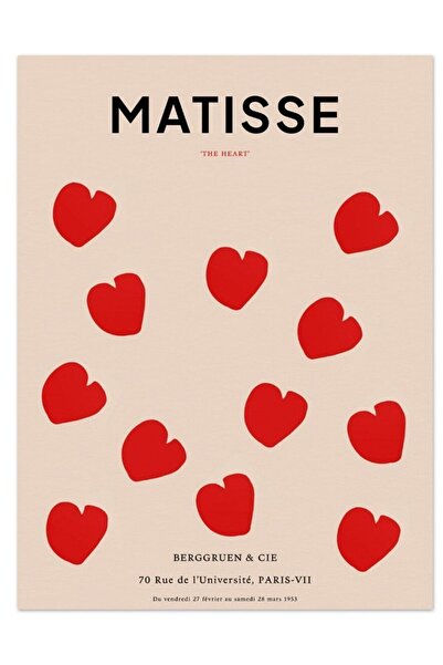 Taranist Kağıt Poster- Henri Matisse The Heart Kalp