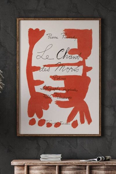 Taranist Kağıt Poster Pablo Picasso Duvar Dekorasyonu Kuşe