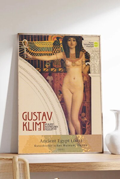 Taranist Kağıt Poster - Gustav Klimt Isis Ancient Egypt Afiş