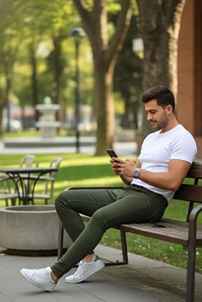 comstar Men's Slim Fit Lycra Denim Denim Trousers Jean