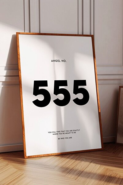 Taranist Kağıt Poster - 555 Melek Sayıları - Özgürlük Ve Keşif