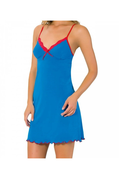 Akbeniz Cămașă de noapte cu frânghie 307 - Design confortabil