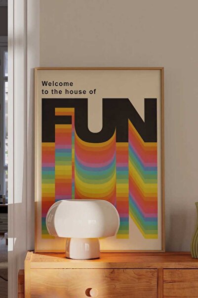 Taranist Kağıt Poster Welcome To The House Of The Fun 30x42 Cm