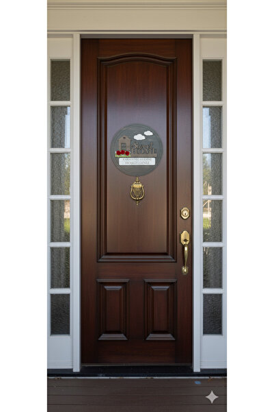 BSD DEKORATİF EV FİGÜRLÜ KAPI SÜSÜ