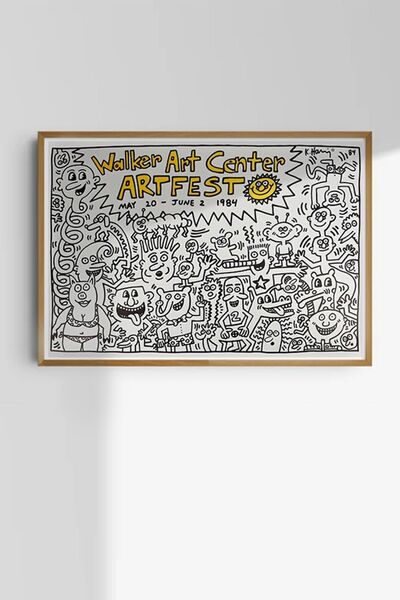 Taranist Keith Haring Kağıt Poster 33x48 Cm