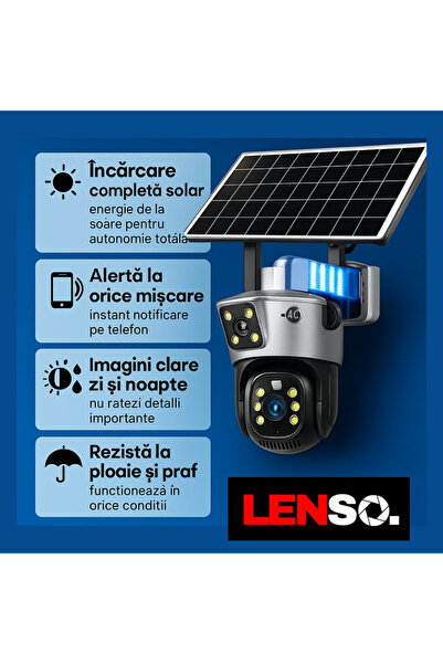 OEM LENSO 4G Dual Surveillance Camera + 64GB CARD