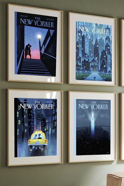 Taranist Kağıt Poster The New Yorker Her Biri A3 Boyutta 4 Adet Kuşe Kalın