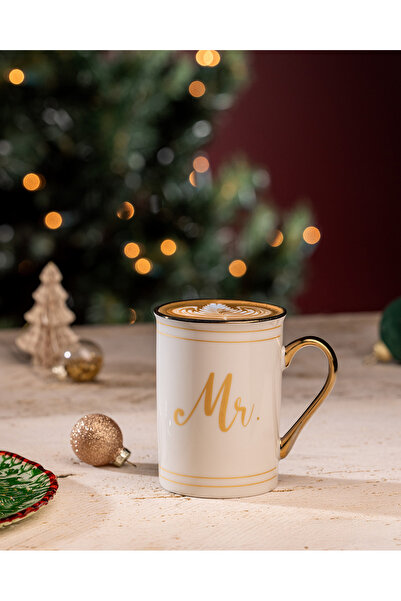 Madame Coco Reve Rona Tasse - Weiß/Gold - 280 ml