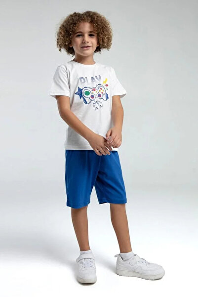 Rolypoly ERKEK ÇOCUK BERMUDA TAKIM - Beyaz