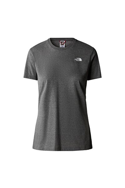 THE NORTH FACE Women's Simple Dome T-Shirt Nf0A4T1Adyy1 Grey-Xl