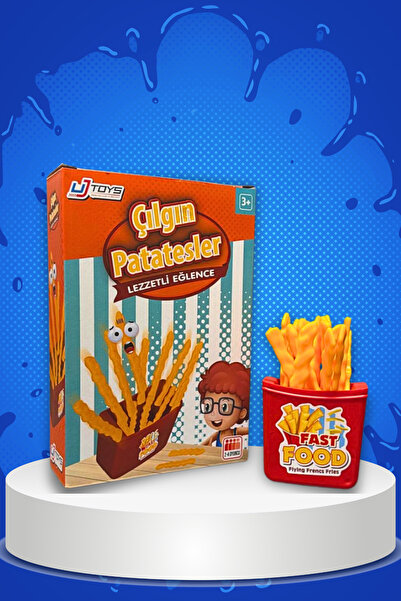 hak-iş oyuncak Patates Bombası | Fırlayan Patates Kızartması Kutu Oyunu | Tuz...