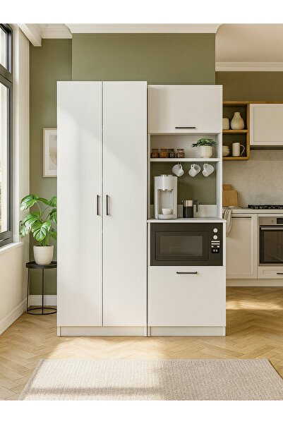 dorpek Tuco 1 Kapakli Mutfak Dolabı & Tuco 2 Kapaklı 5 Rafli Çok Amaçlı Dolap...